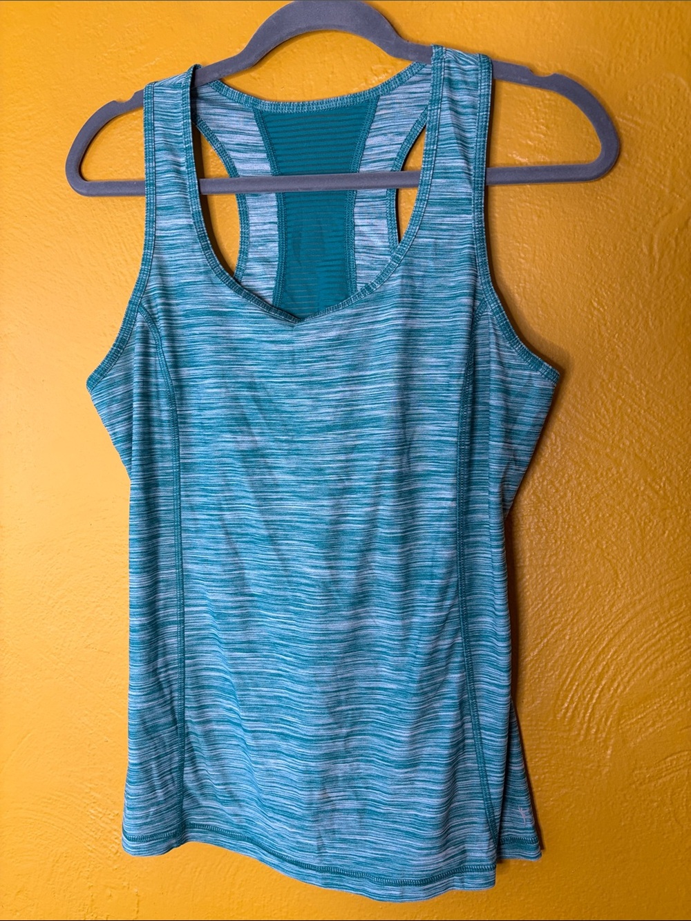 Danskin Teal Space-Dye Racerback Tank - Women & No Boundaries Blue Tank- Set L